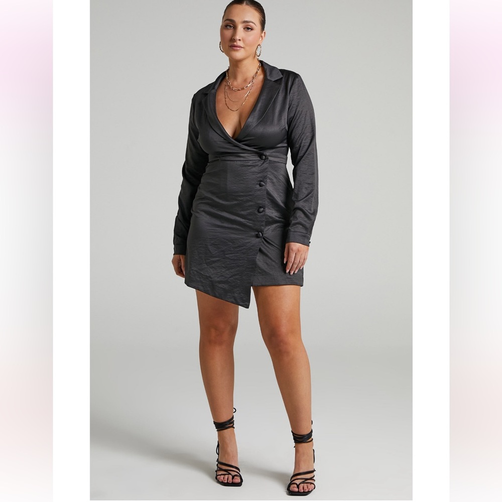 Showpo Nevie Wrap Style Blazer Dress